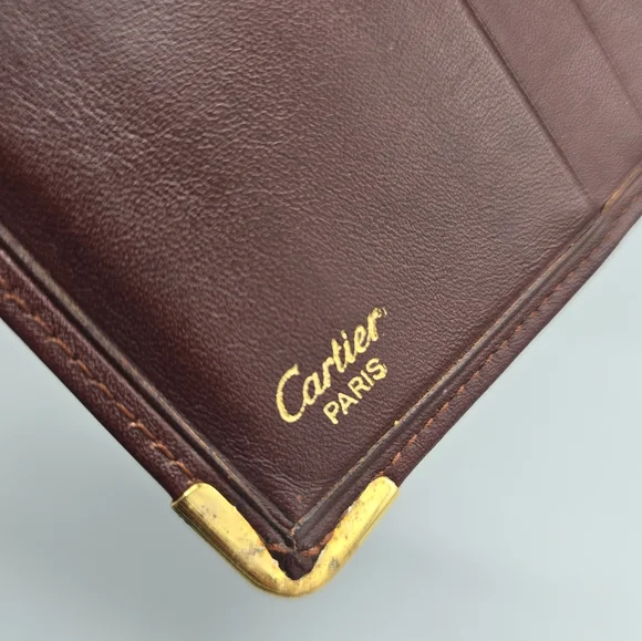 CARTIER Bordeaux Bi-fold Wallet